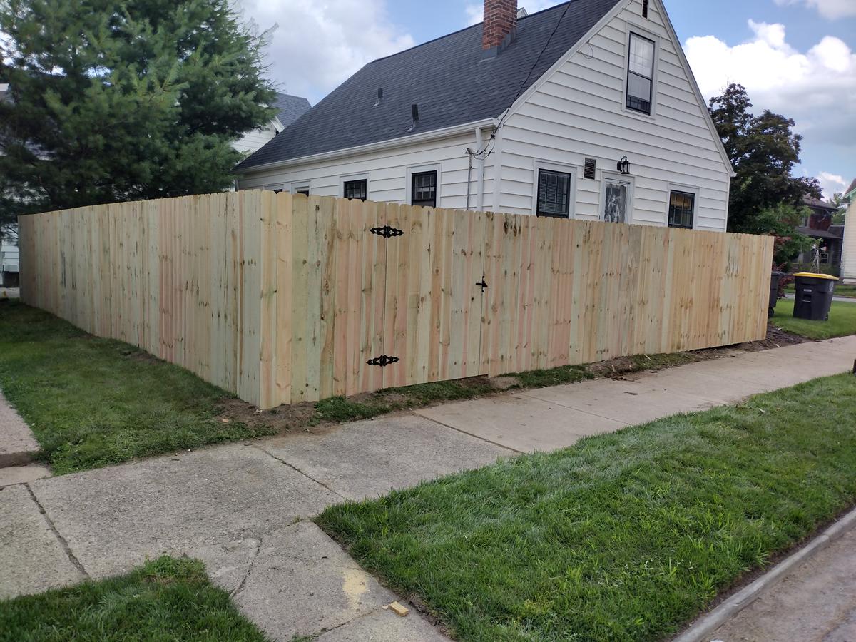 Fence installation project